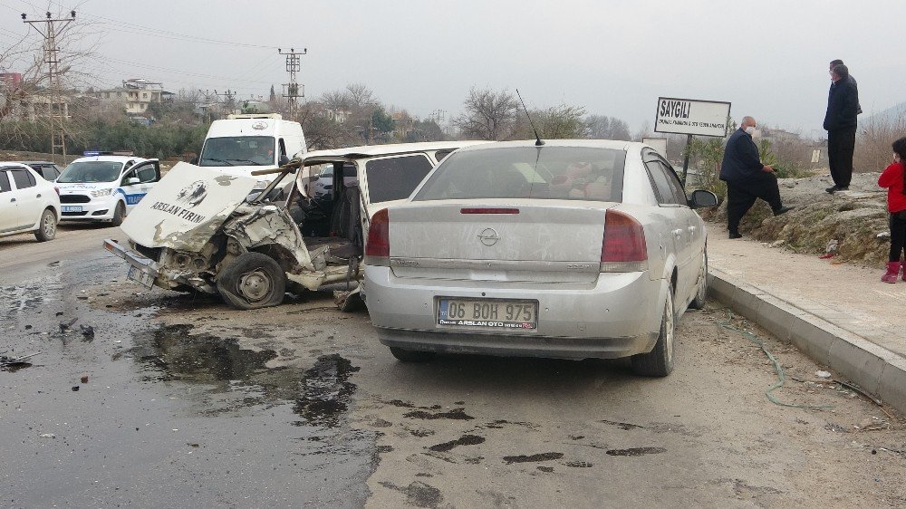 Trafikten Men Edilen Kamyon Kazada Ortaya Çıktı