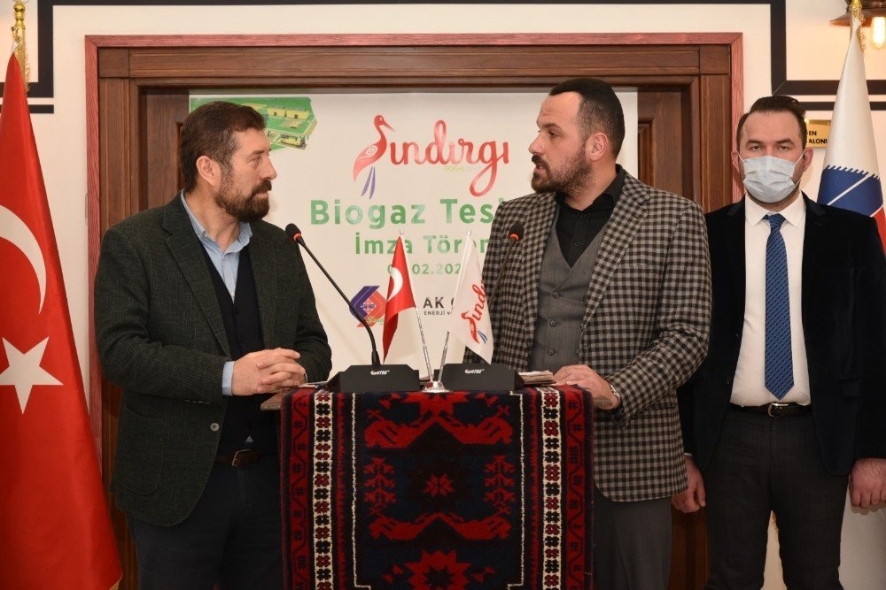 Sındırgı Biogaz Tesisi İçin İmzalar Atıldı