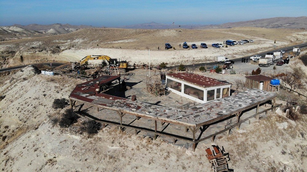 Kapadokya’da 353 Kaçak Yapı Yıkıldı