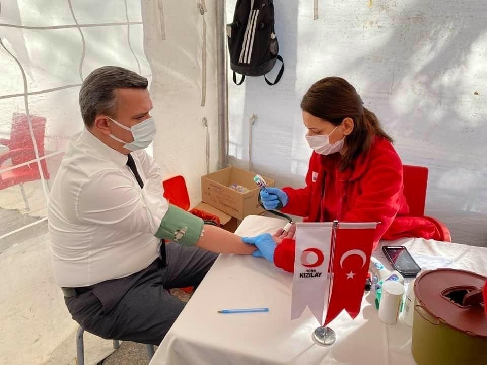 Ak Parti Çorlu İ̇lçe Teşkilatı’ndan Kan Bağışı