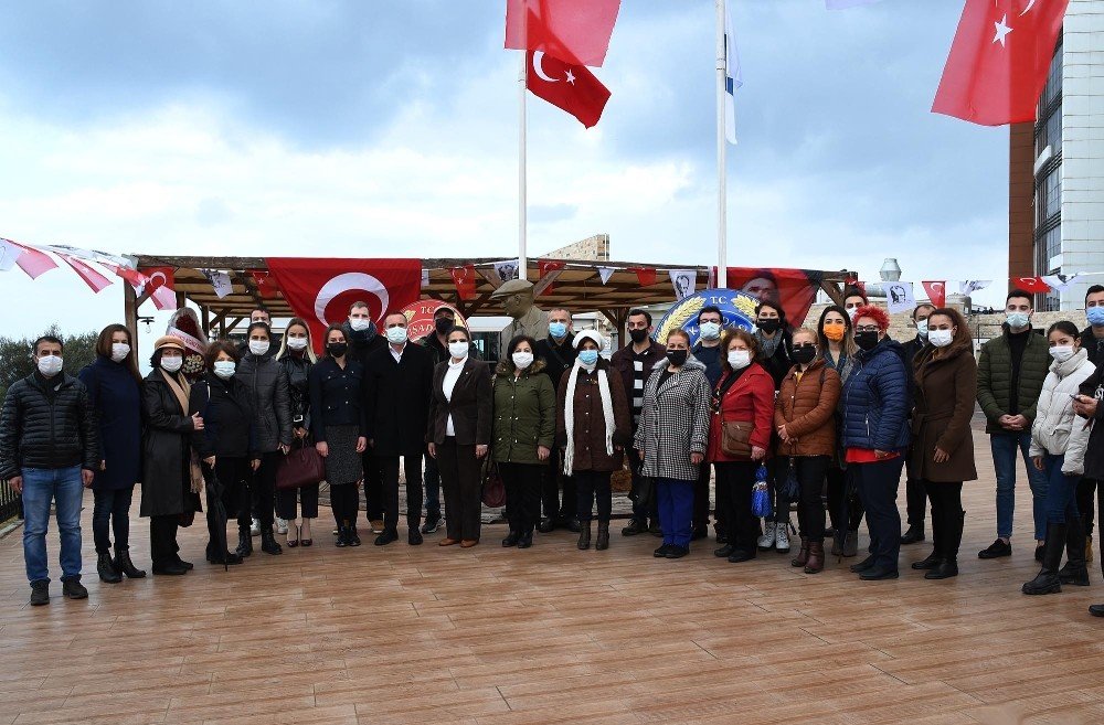 Atatürk’ün Kuşadası’na Gelişinin 97. Yıldönümü Kutlandı