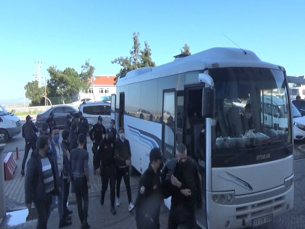 Biga’da 15 Uyuşturucu Şüphelisi Adliyeye Sevk Edildi