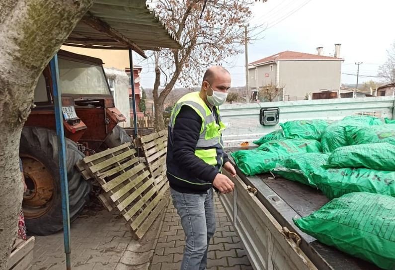 Ergene’de Yüzlerce Aileye Kömür Yardımı