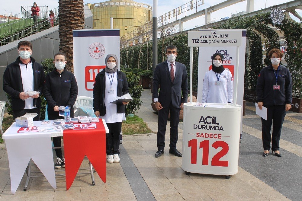 Aydın’da 112 Ekipleri, Farkındalık Oluşturdu