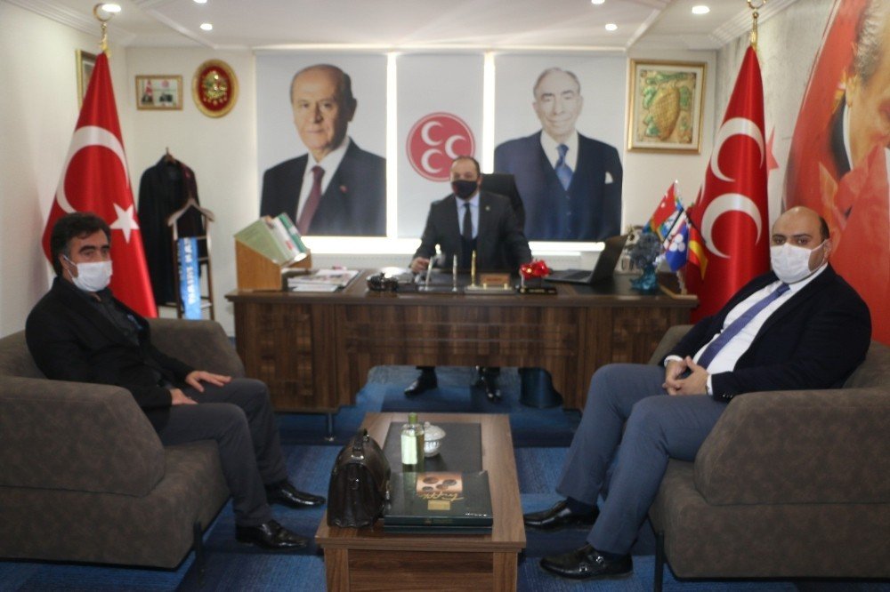 Aziziye Belediye Başkanı Orhan’dan Mhp İ̇l Başkanlığı’na Ziyaret