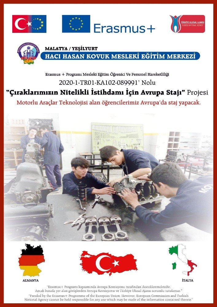 Çıraklar, Avrupa’da Staj Yapacak