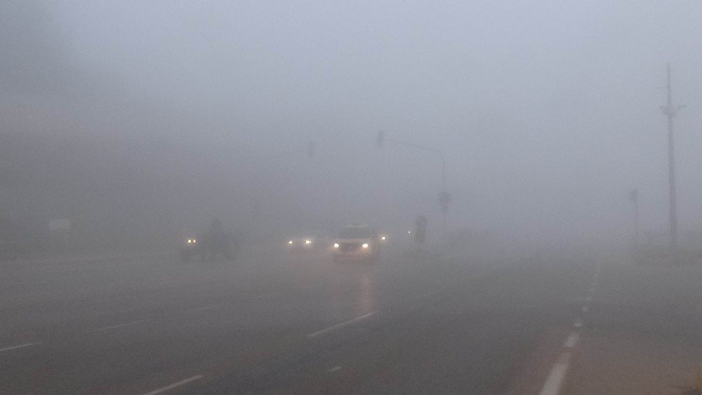 Kilis’te Yoğun Sis Etkili Oldu