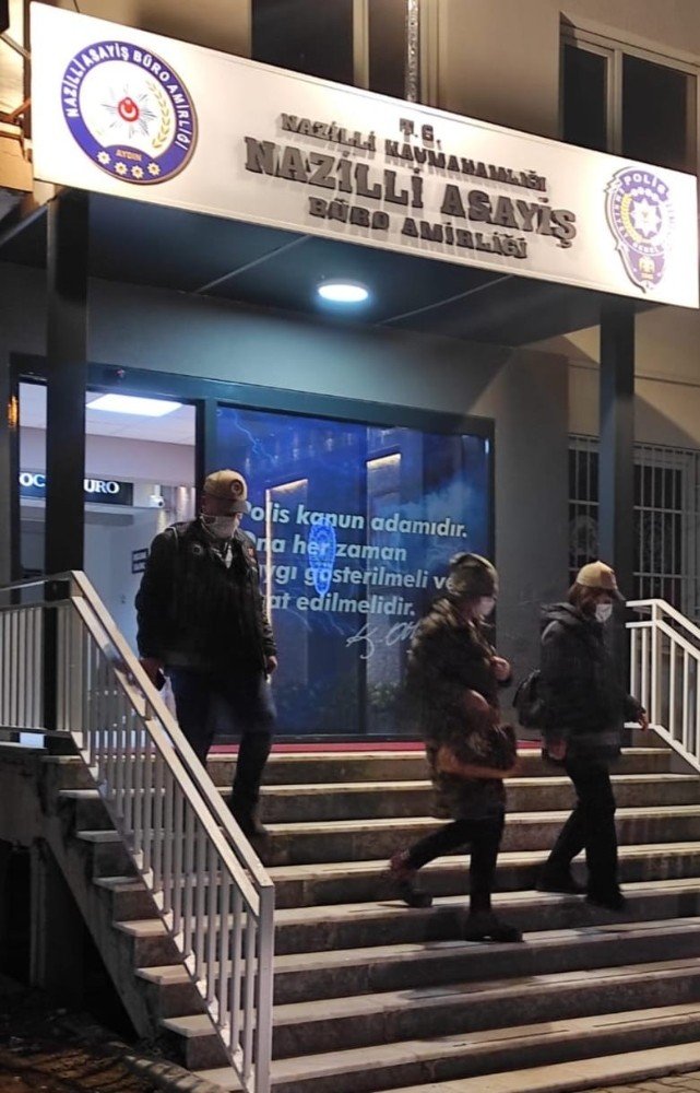 Nazilli’deki Eve Fuhuş Baskını