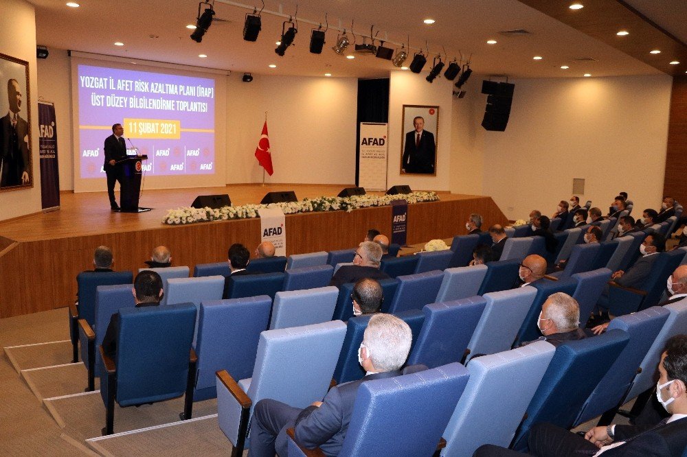 Yozgat’ta İ̇l Afet Risk Azaltma Toplantısı Yapıldı
