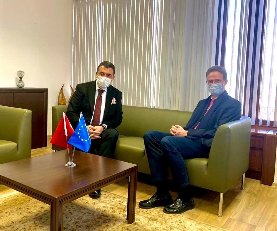 Ardahan Belediye Başkanı Faruk Demir, Ab Türkiye Delegasyonu Yeni Başkanı Büyükelçi Landrut’u Ziyaret Etti