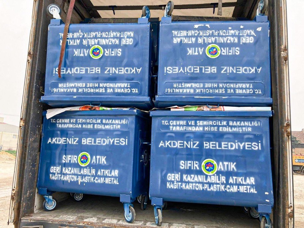 ‘sıfır Atık Belgesi’ Aldı, Bakanlık 459 Adet Yeni Çöp Konteyneri Gönderdi