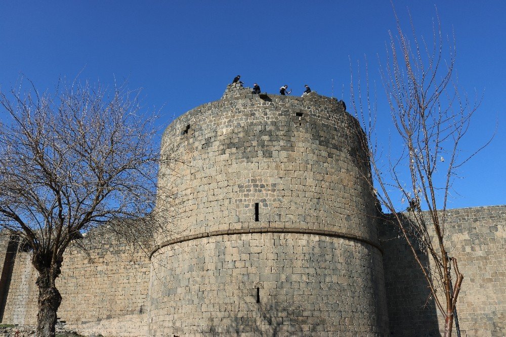 Diyarbakır’da Önlemlere Rağmen Güneşli Havayı Gören Surlara Çıktı