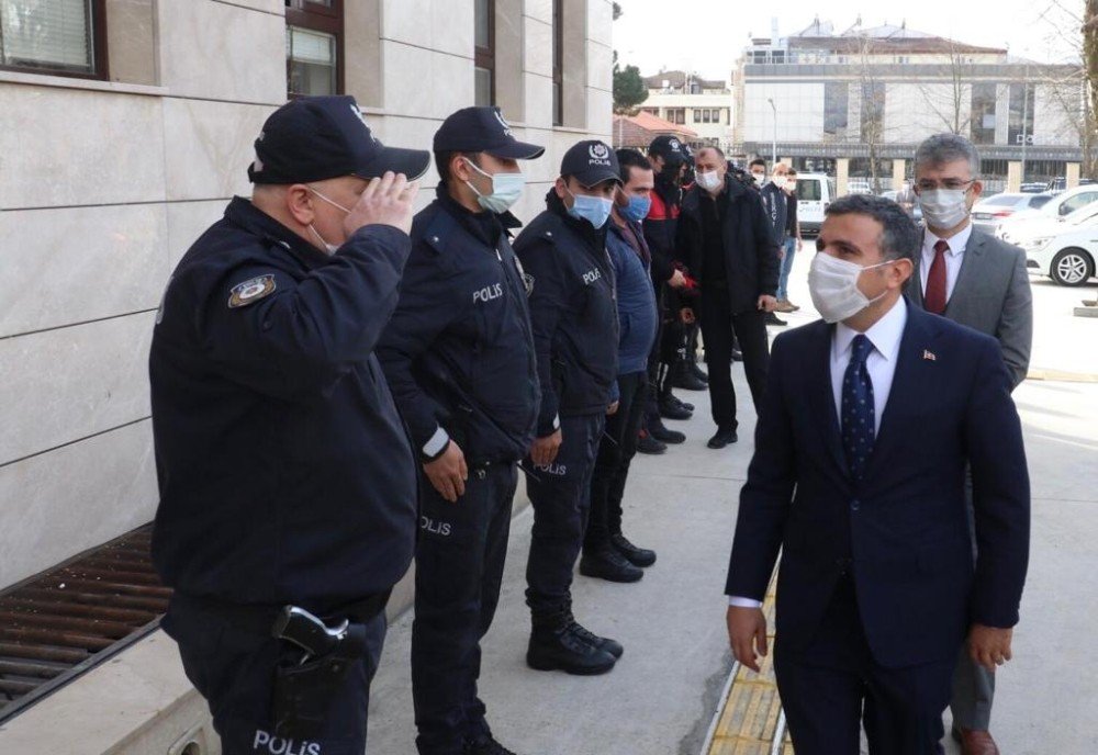 Vali Atay Polis Merkezini Ziyaret Etti