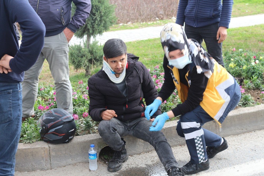 Kaskı Hayatını Kurtardı