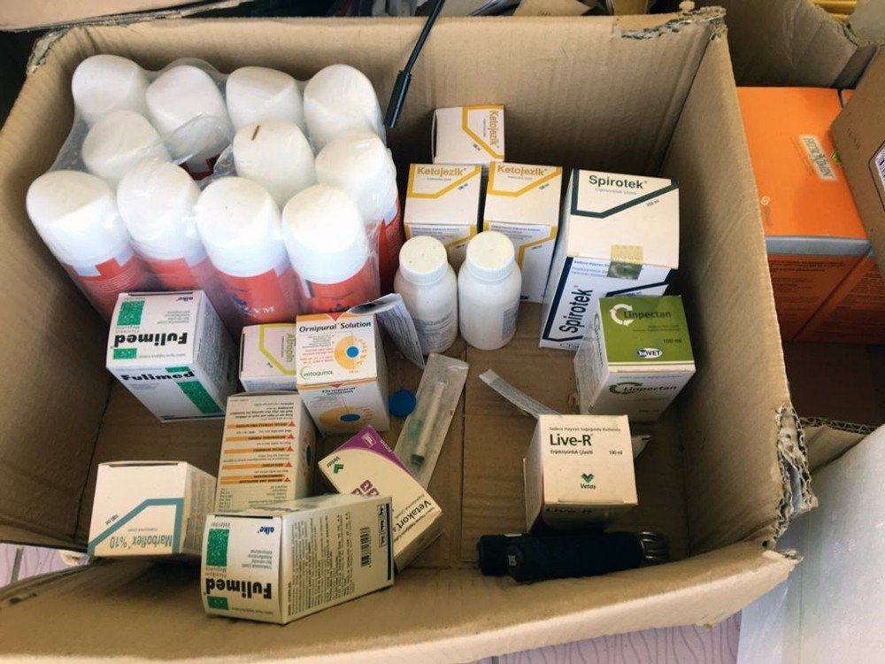 Kaçak Veteriner Kliniğine Baskın
