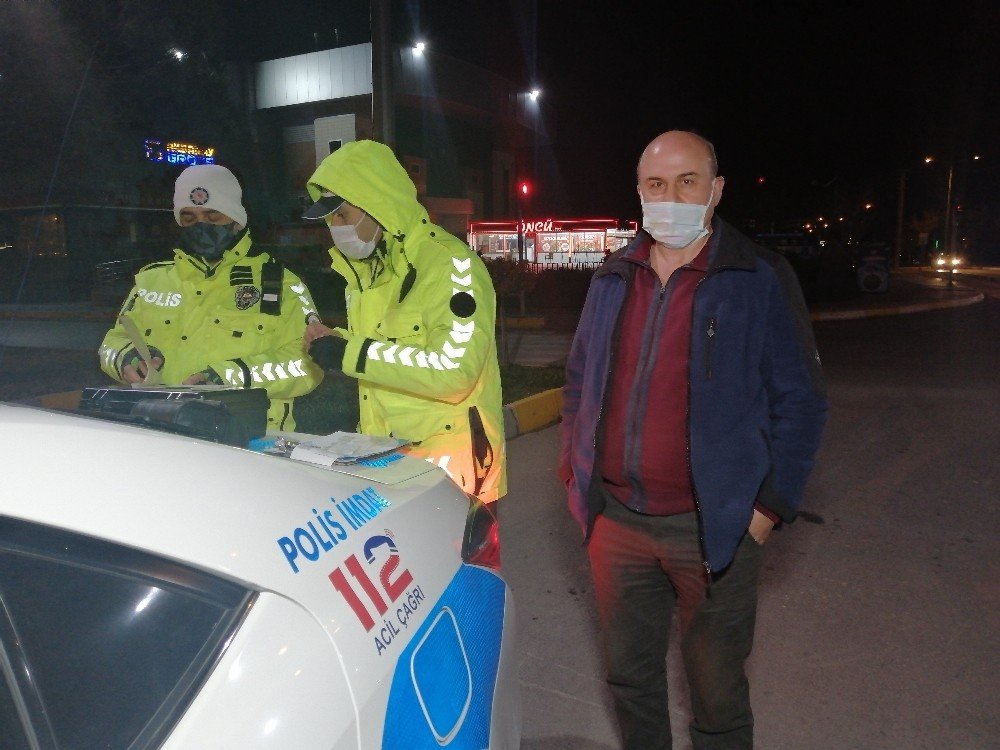 Uygulamada Yakalanan Alkollü Sürücünün Ehliyetine El Konuldu