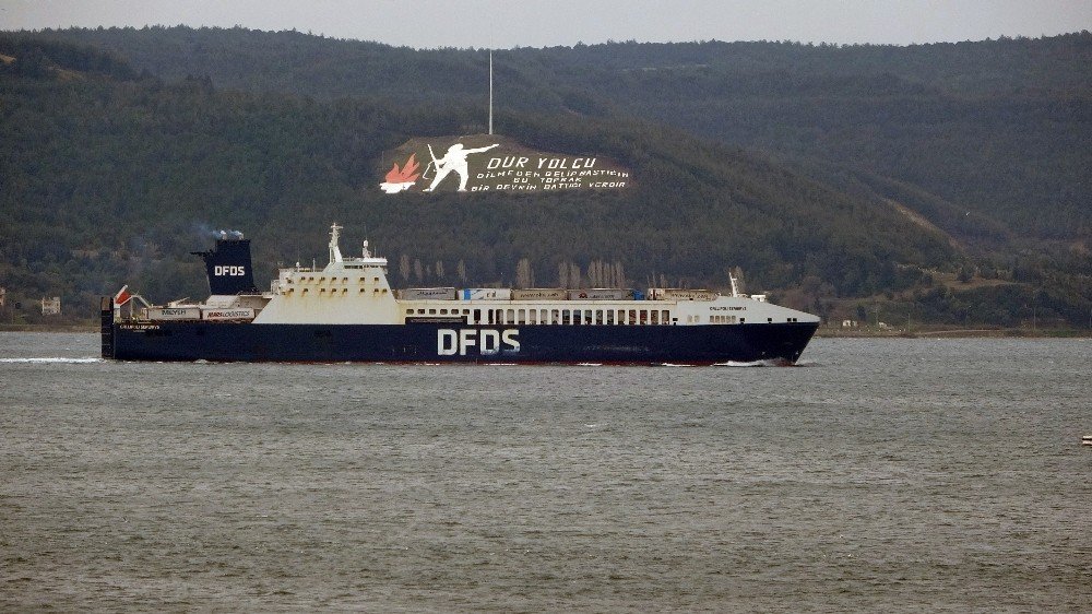Çanakkale’de Yanan "gallipoli Seaways" İsimli Ro-ro Gemisi, İ̇stanbul’a Dönüyor