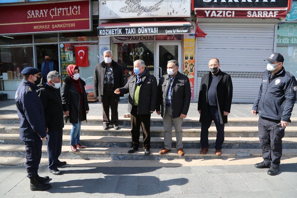 Develi İlçe Protokolünden Açık İşyerlerine Denetim