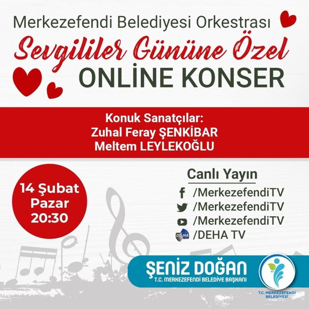 14 Şubat’ta Çiftlere Online Konser