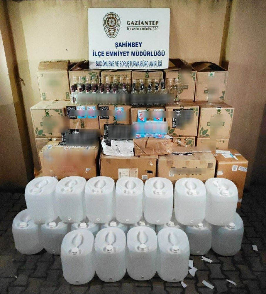 Sahte Alkol Operasyonunda 1 Kişi Yakalandı