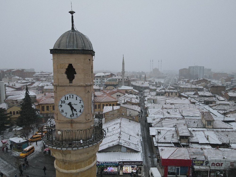 Çorum’da Kar Yağışı Başladı