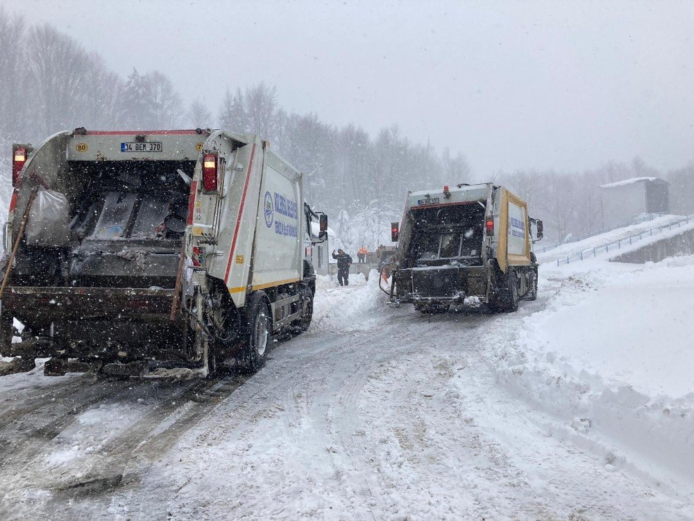 110 Ton Katı Atık Tahliye Ediliyor