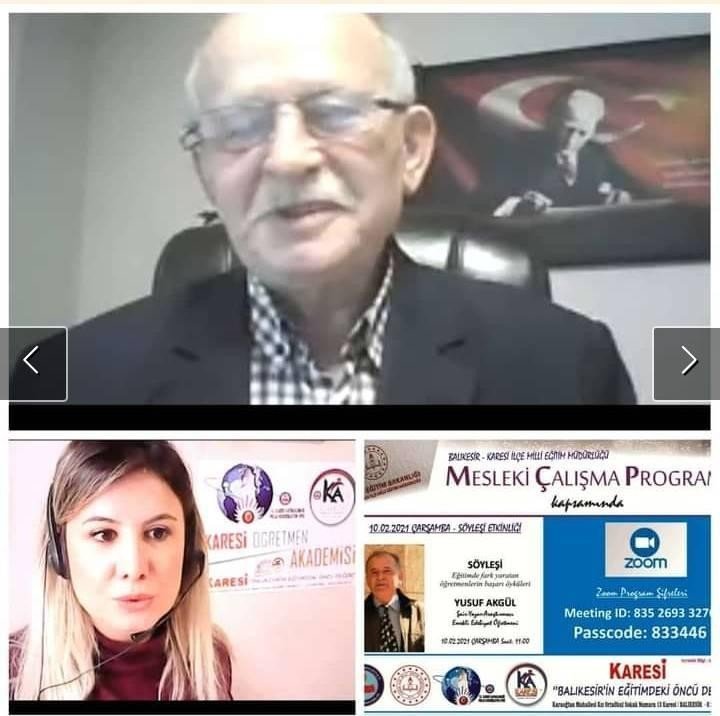 Ünlü Yazar Ve Şair Yusuf Akgül’den Öğretmenlere Eğitim