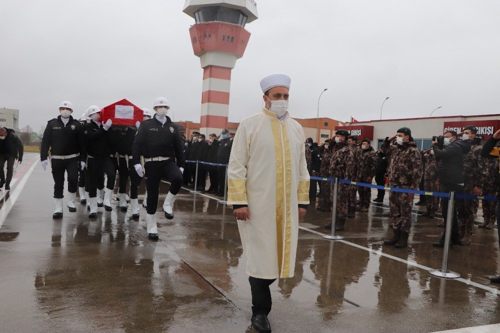 Şehit Muhammet Salih Kanca’nın Naaşı Samsun’da