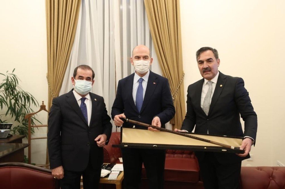 Başkan Çoban’dan Bakan Soylu’ya Ziyaret