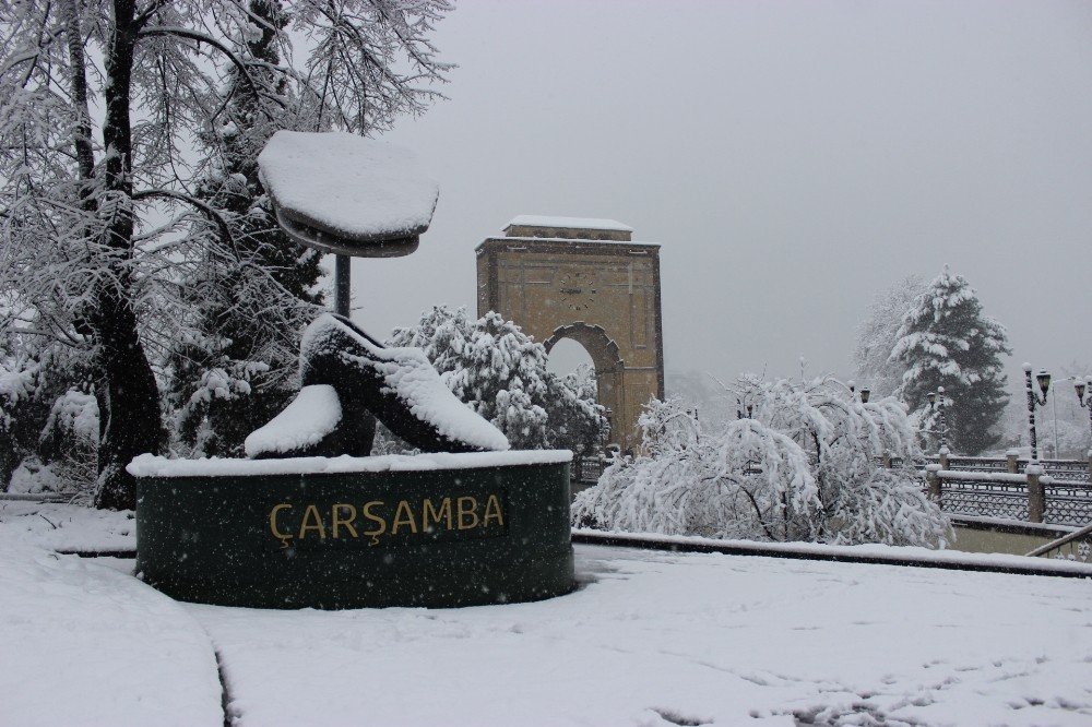 Çarşamba’dan Kar Manzaraları