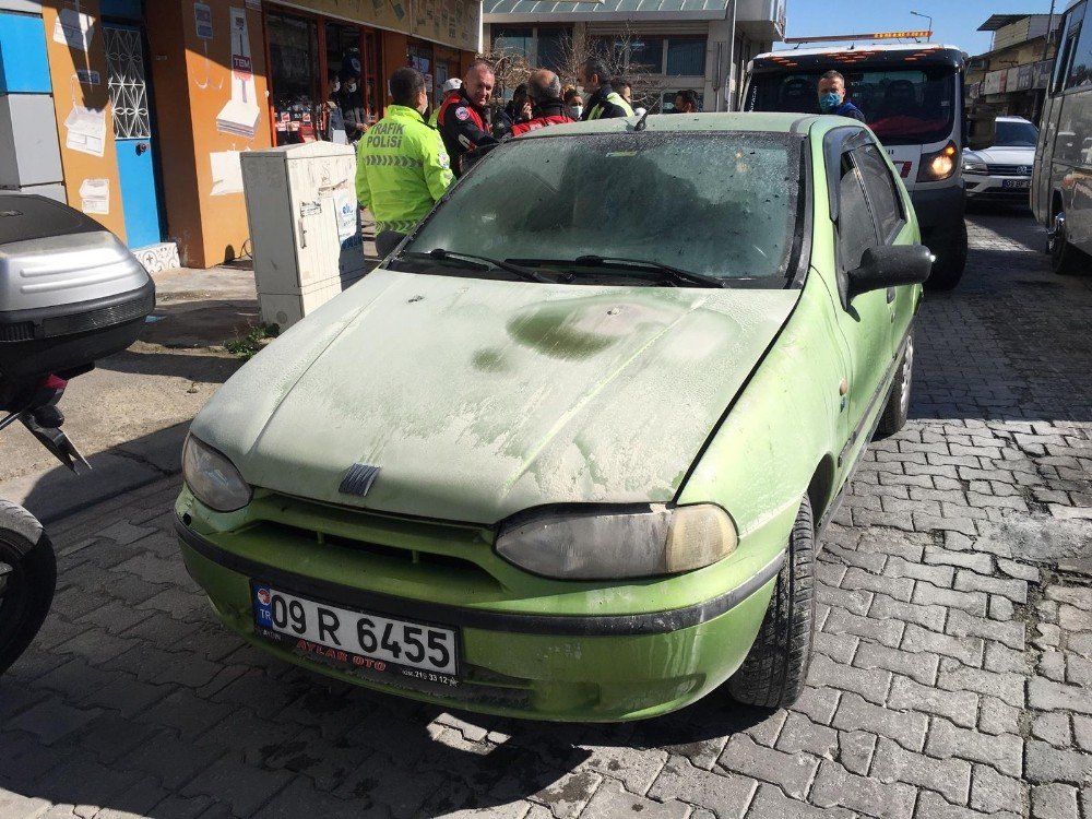 Aydın’da Otomobil Yangını
