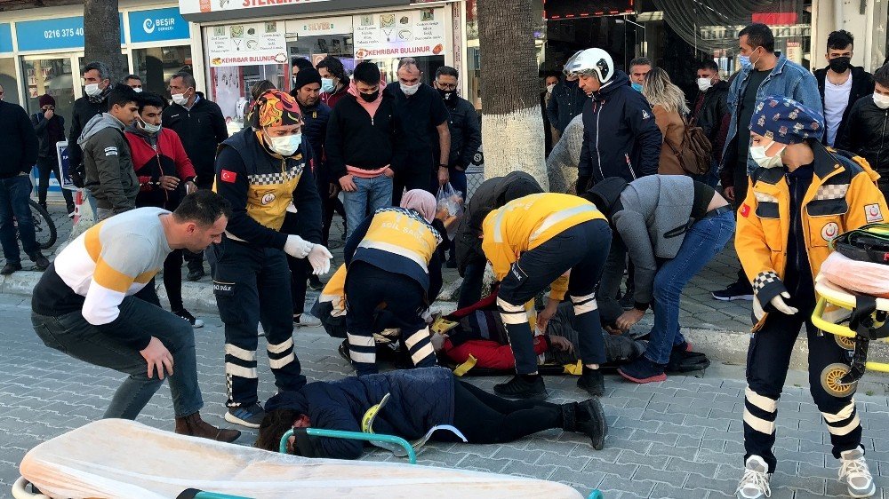 Fethiye’de Yayaya Çarpan Motosiklet Sürücü Hayatını Kaybetti