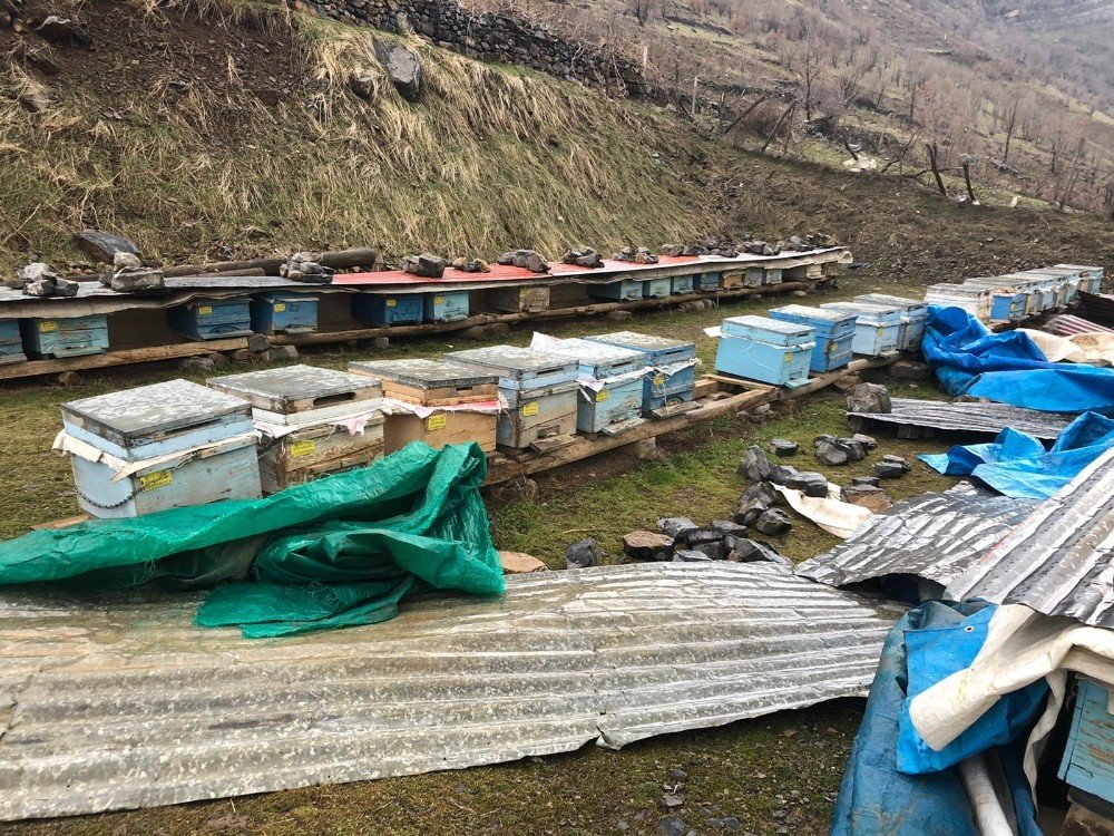 Şırnak’ta Fırtına Etkili Oldu