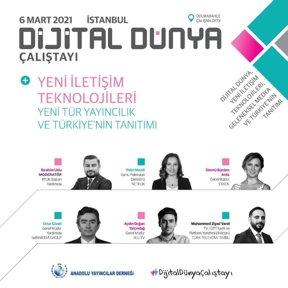 Yerel, Ulusal Ve Uluslararası Medya Dijital Dünya Çalıştayı’nda Buluşacak