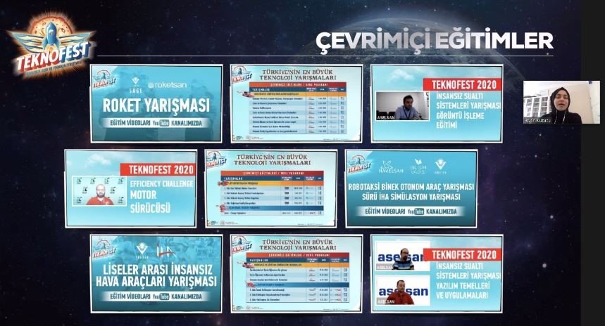 “milli Teknoloji Hamlesi Teknofest 2021 Bilgilendirme Semineri” Çevrimiçi Yapıldı
