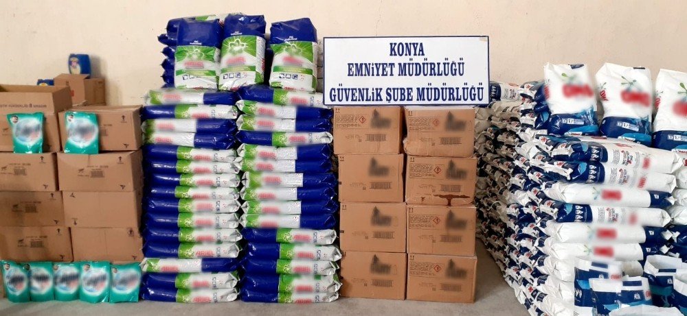 Konya’da Sahte Deterjan Operasyonu