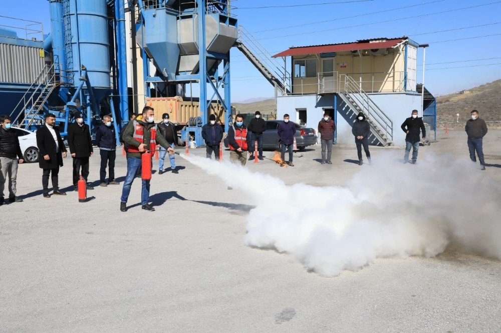 Battalgazi Belediyesi’nde Yangın Tatbikatı