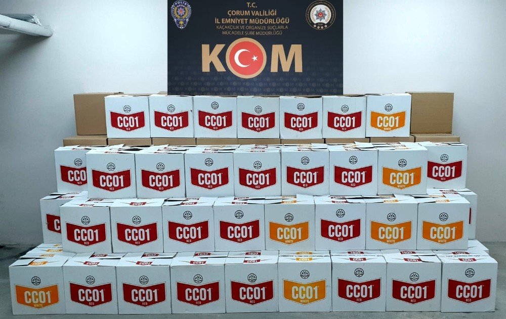 Çorum Polisinden Makaron Operasyonu