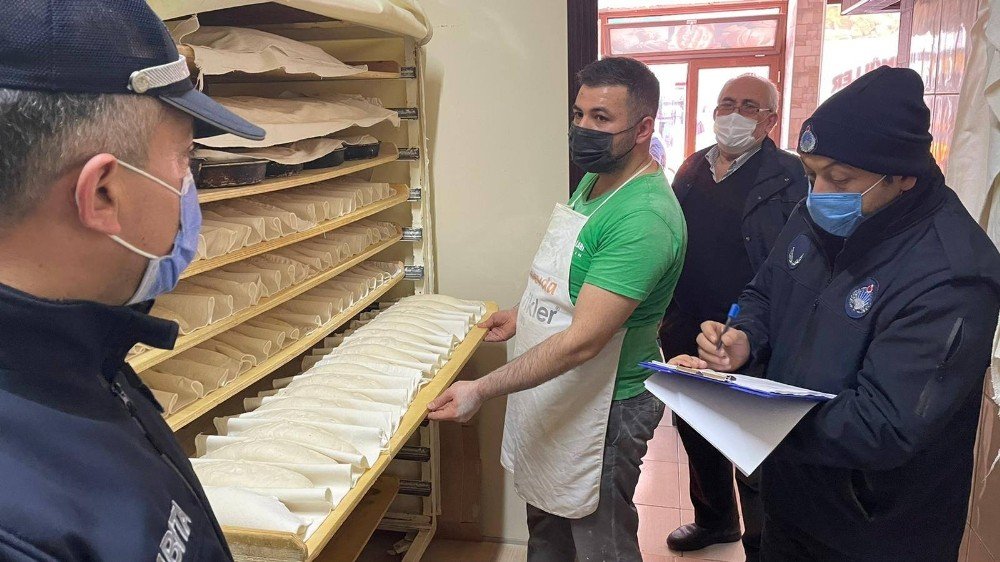 Kırıkkale’de Unlu Mamuller İmalat Ve Satış Noktalarına Denetim