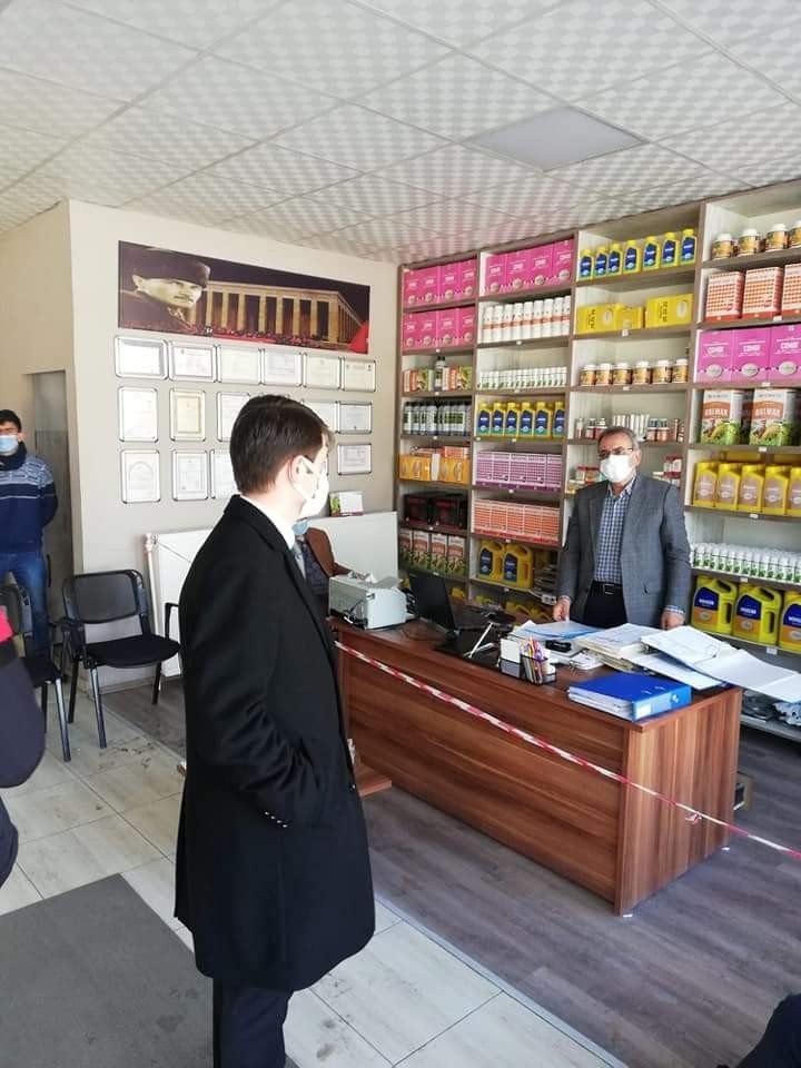 Kaymakam Cebeci’den Korona Virüs Denetimi