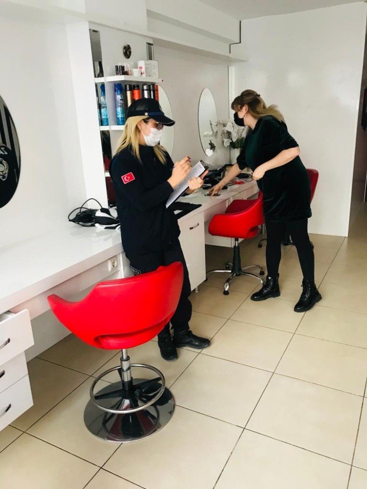 Kuaför Ve Güzellik Merkezlerinde Korona Virüs Denetimi