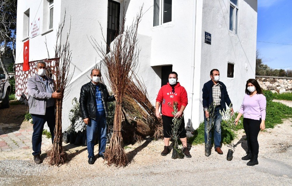 2021 Yılının İlk Fidanları Üreticiyle Buluştu