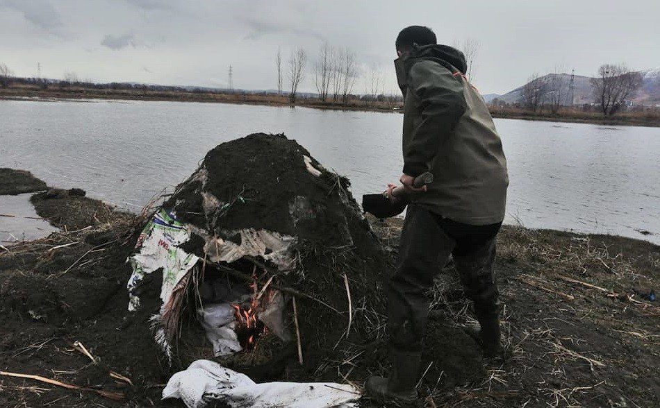 Ördek Avlamak İçin Kurulan Yasadışı Evsinler İmha Edildi