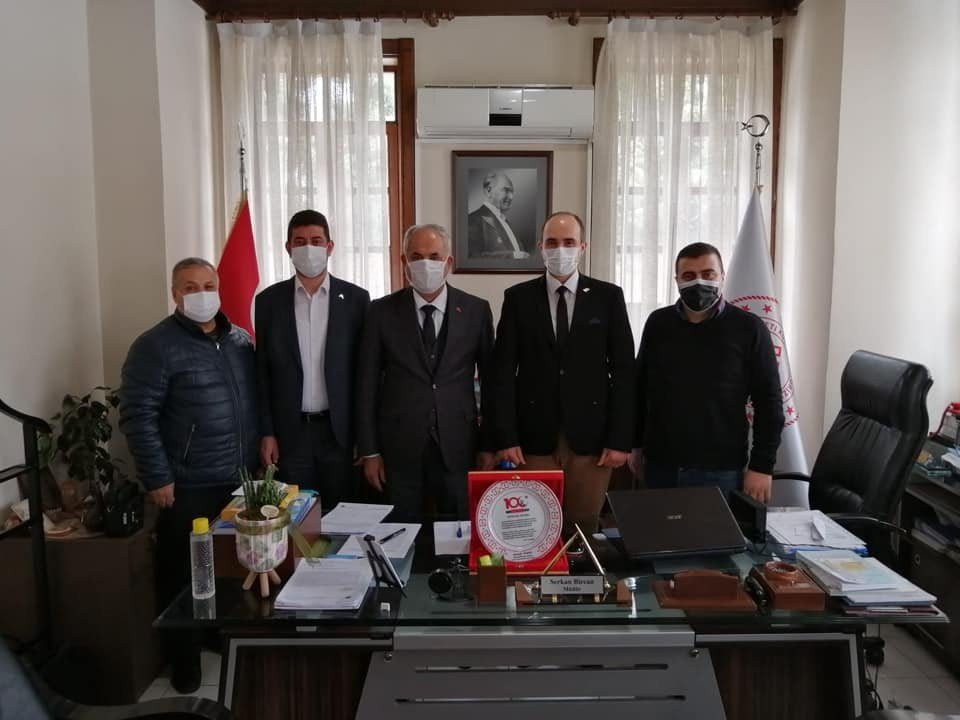 Başkan Yaman’dan İ̇l Müdürü Bircan’a Ziyaret