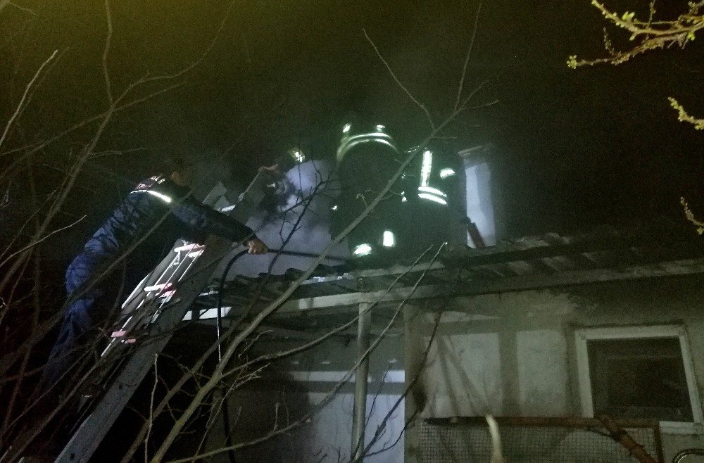 Menteşe Karabağlar Yaylası’nda Ev Yangını