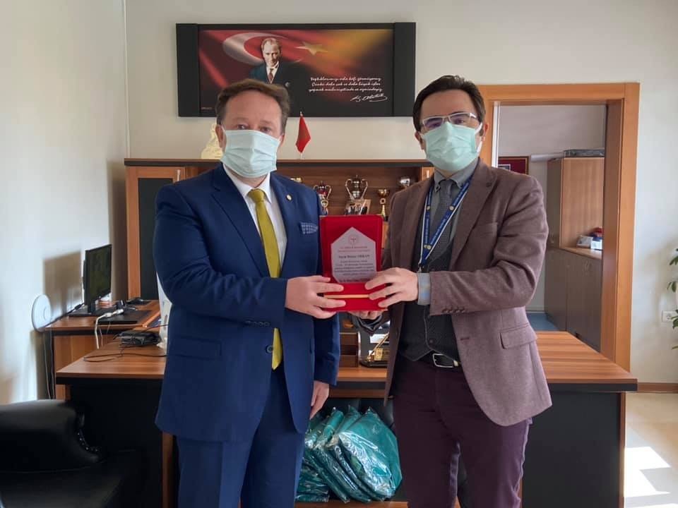 Başkan Orkan’dan Sağlık Çalışanlarına Ziyaret