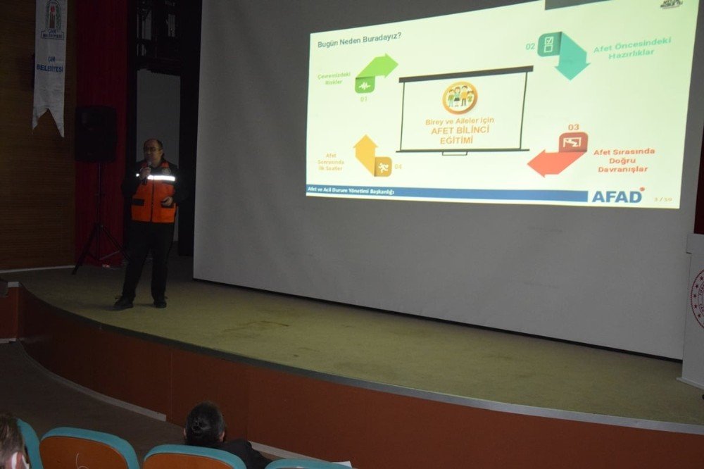 Çan’da ‘temel Afet Bilinci Eğitimi’ Verildi