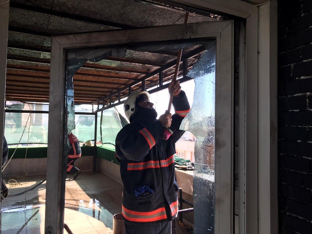 Elazığ’da Teras Yangını