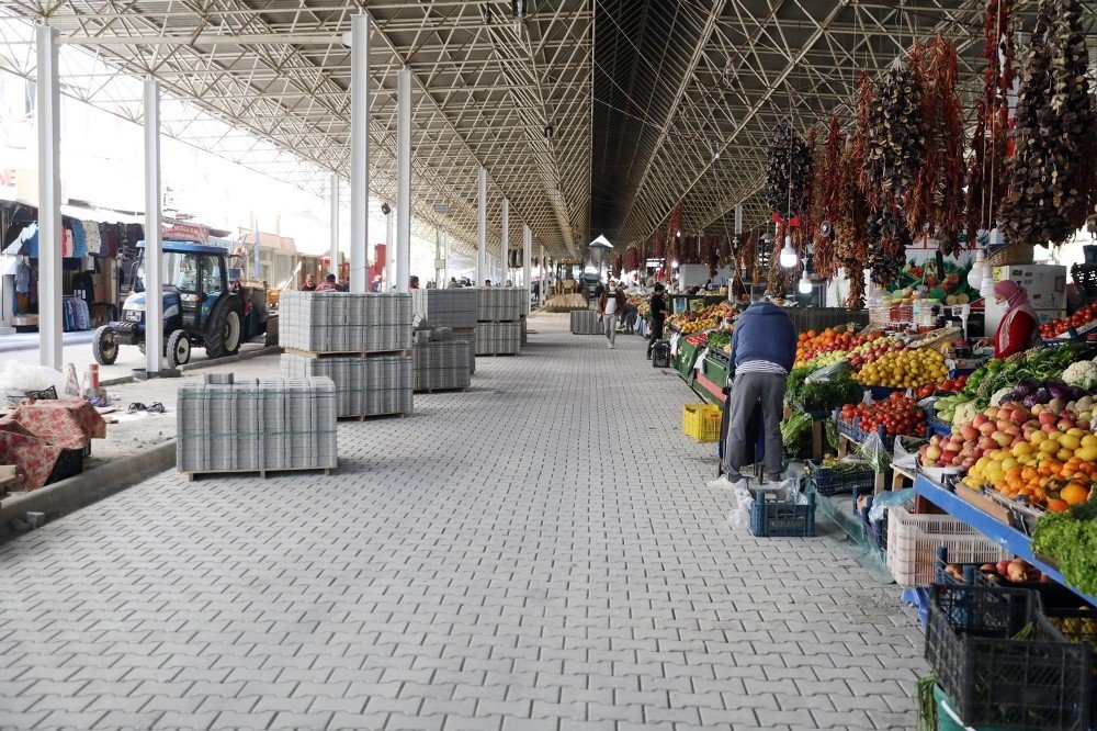 Menteşe Pazaryeri Yol Yenileme Çalışmasında Sona Gelindi