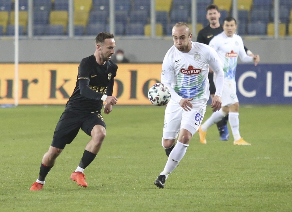 Süper Lig: Mke Ankaragücü: 1 Çaykur Rizespor: 1 (maç Sonucu)